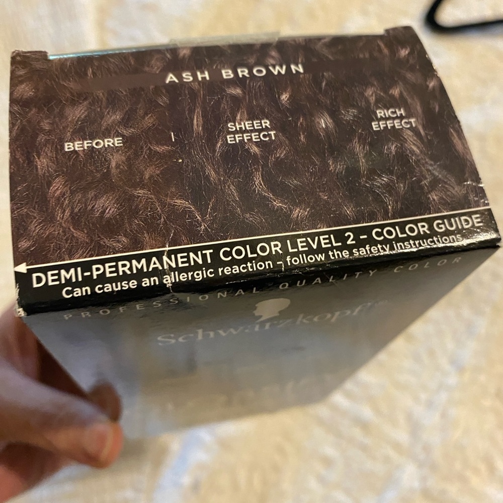 Hair gloss opened not used